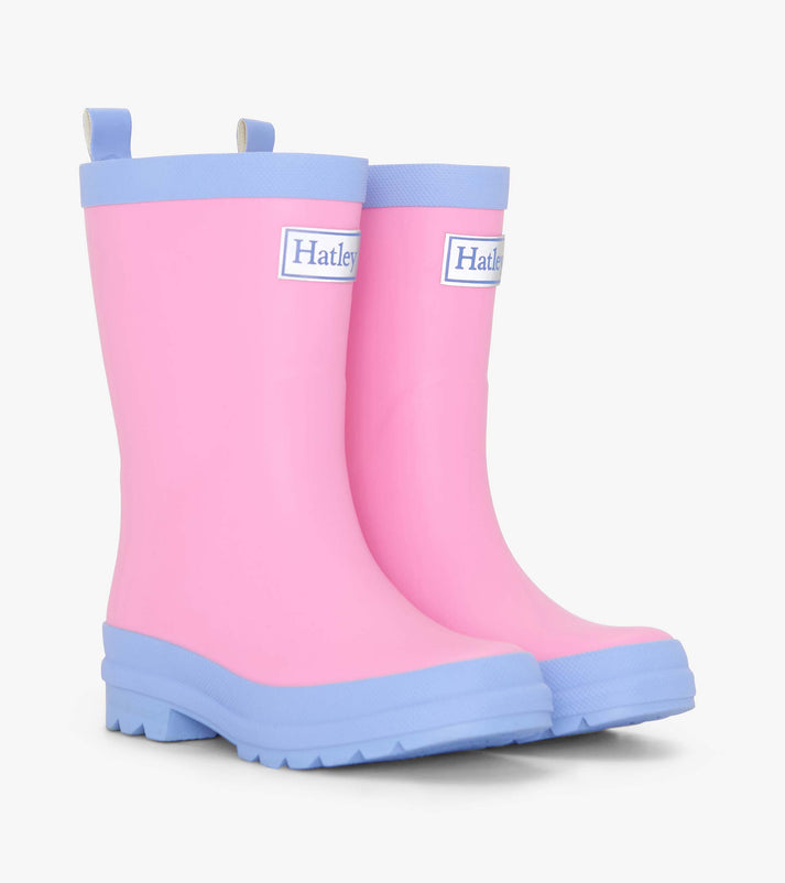 Matte Rain Boots- Fuchsia