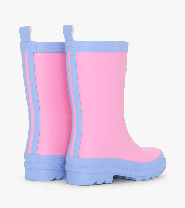 Matte Rain Boots- Fuchsia