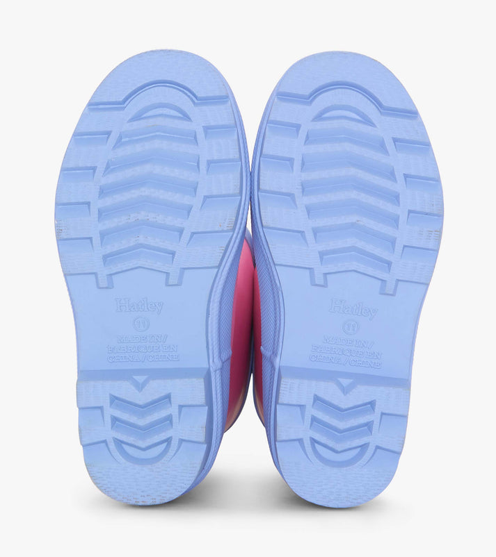 Matte Rain Boots- Fuchsia