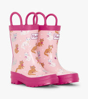 Rain Boots with Handles - Little Kitties