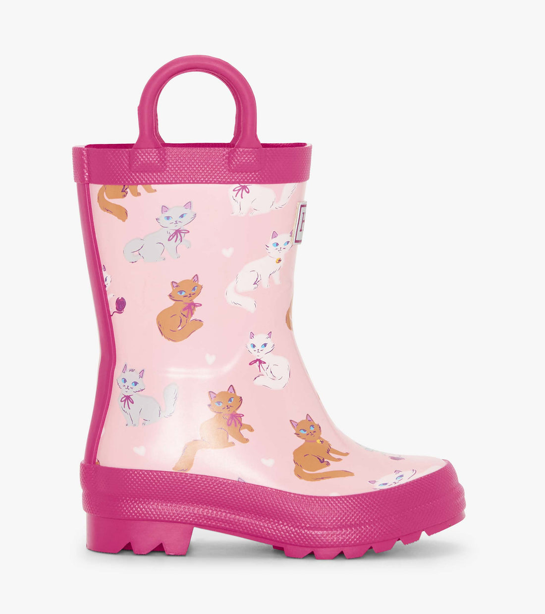 Rain Boots with Handles - Little Kitties