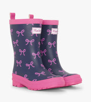 Matte Rain Boots- Teeny Bows