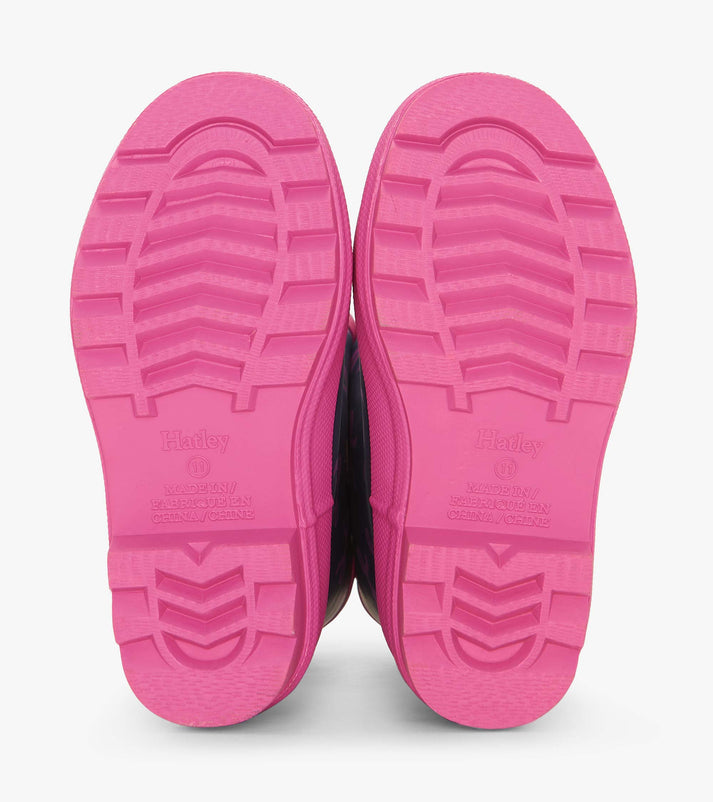 Matte Rain Boots- Teeny Bows