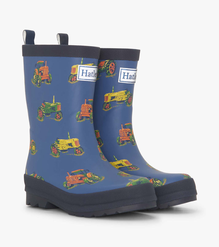 Matte Rain Boots- Landscape Tractors