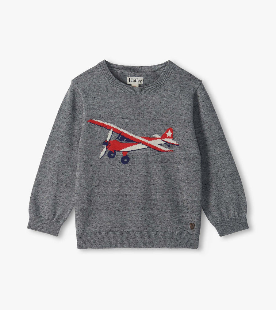 Crew Neck Sweater - Vintage Plane