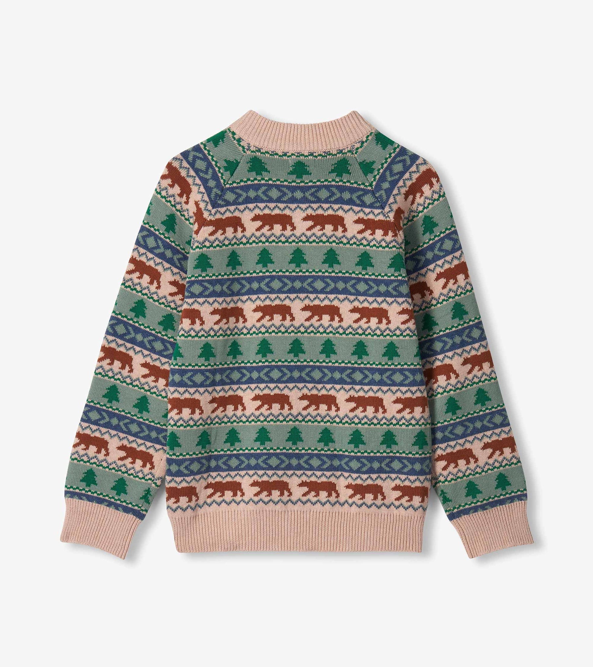 Big Bear Fair Isle Mock Neck Sweater