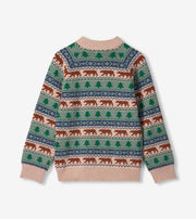 Big Bear Fair Isle Mock Neck Sweater