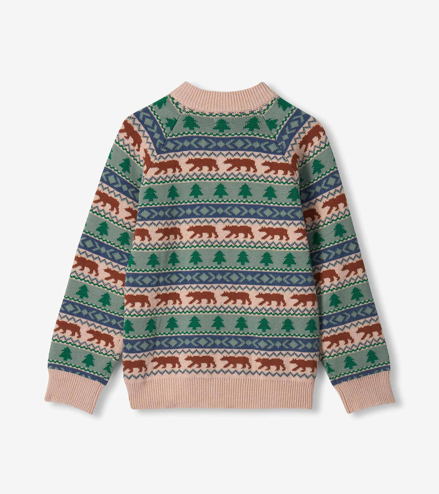 Big Bear Fair Isle Mock Neck Sweater