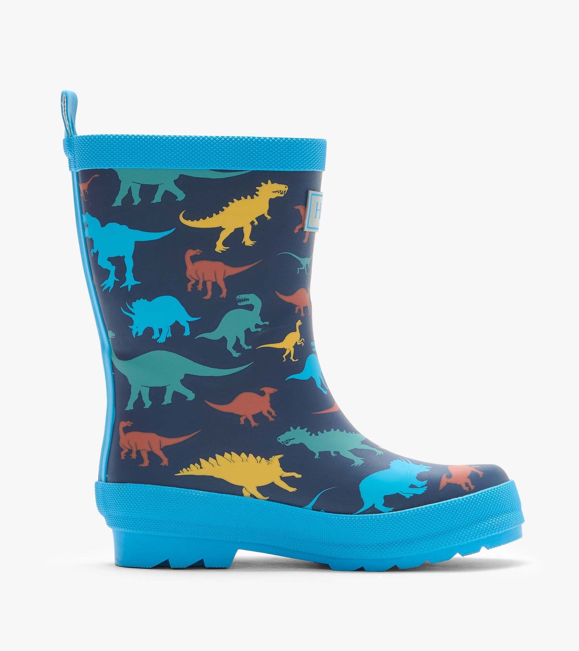 Matte Rain Boots- Colorful Dinos