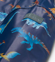 Zip Up Rain Jacket - Colorful Dinos
