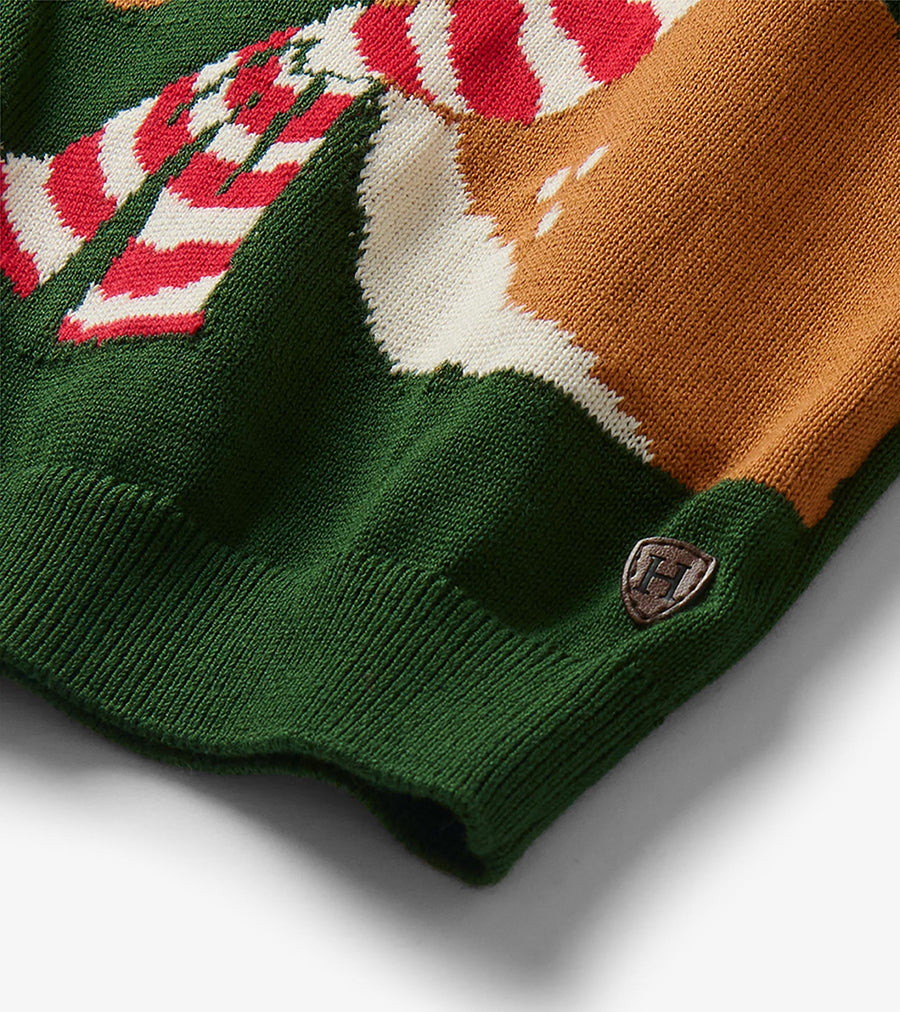 V-Neck Sweater - Reindeer