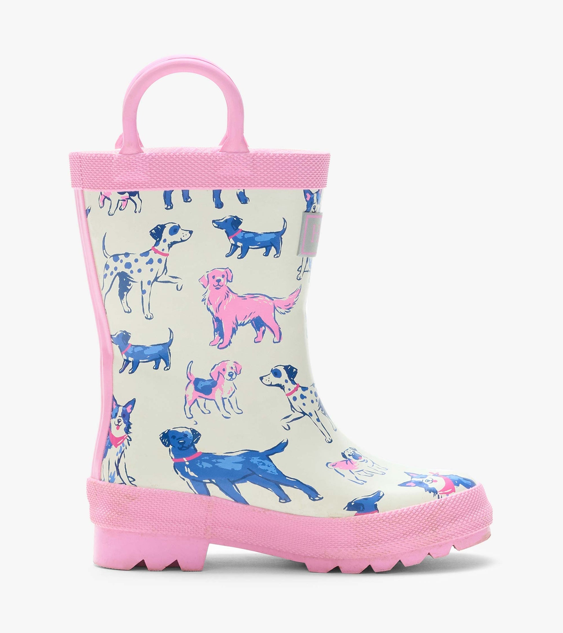 Rain Boots with Handles - Sea Salt Little Pups