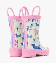 Rain Boots with Handles - Sea Salt Little Pups