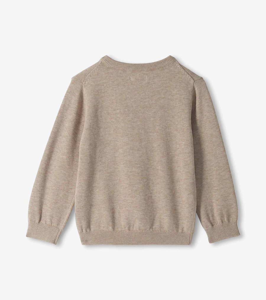 V-Neck Sweater - Firetruck