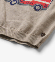 V-Neck Sweater - Firetruck
