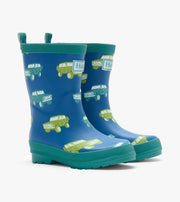 Matte Rain Boots- Vintage Trucks