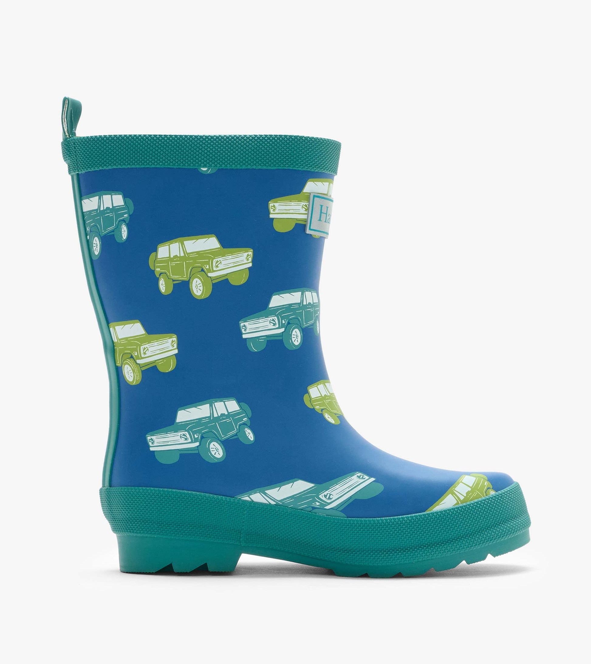 Matte Rain Boots- Vintage Trucks