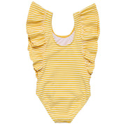 Sunshine Stripe Wide Frill Swimsuit