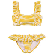Sunshine Stripe Frilled Bikini