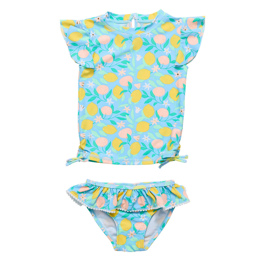 Lemon Drops Short Sleeve Ruffle Set