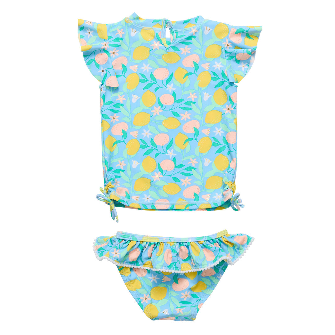 Lemon Drops Short Sleeve Ruffle Set