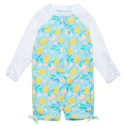 Lemon Drops Long Sleeve Sun Suit