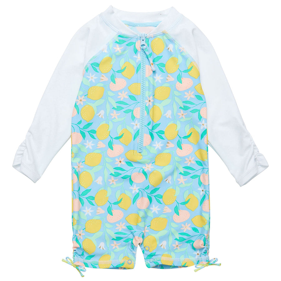 Lemon Drops Long Sleeve Sun Suit