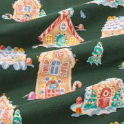 Organic Cotton 2-Piece PJ Set - Gingerbread Houses