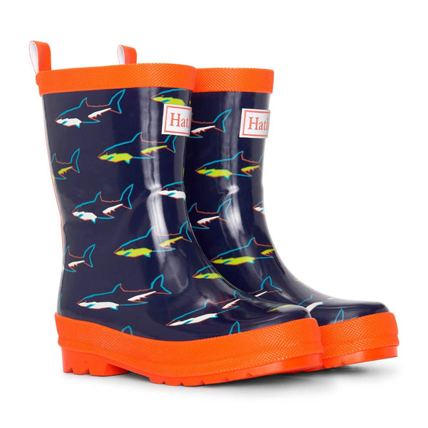 Rain Boots - Sharks Shiny