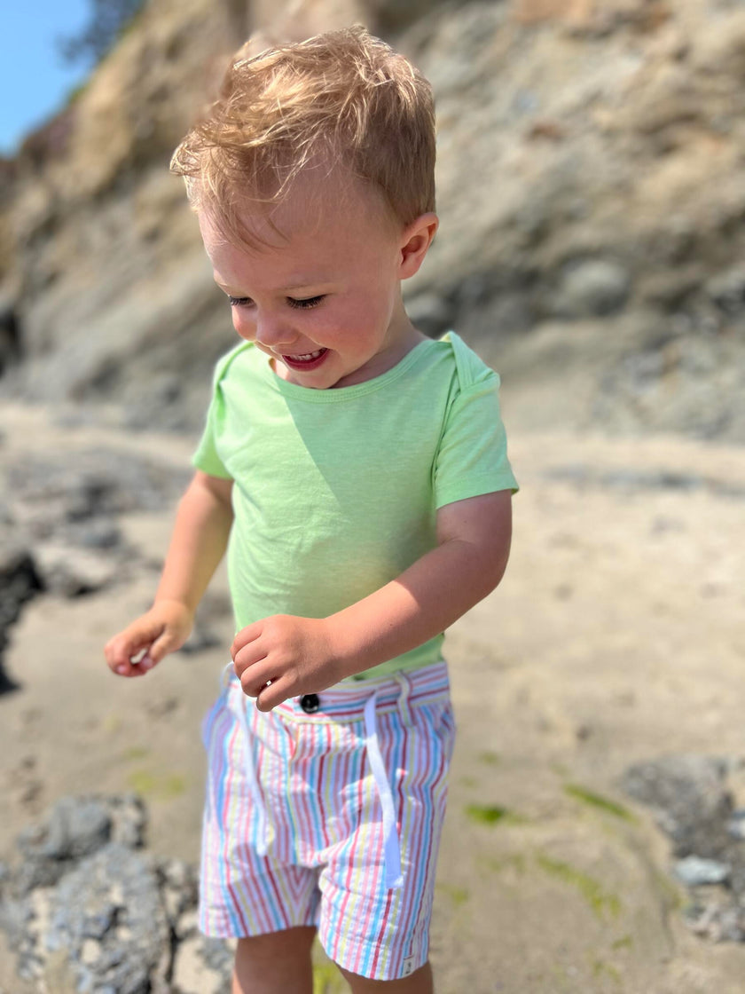 Crew Shorts - Candy Striped Seersucker