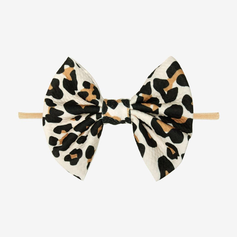 Lulu Nylon Headband - Lana Leopard