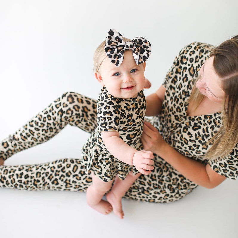 Lulu Nylon Headband - Lana Leopard