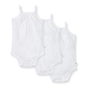 Solid Camisole Bodysuits Set of 3 - Cloud