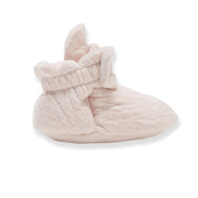 Quilted Organic Cotton Booties - Ranunculus