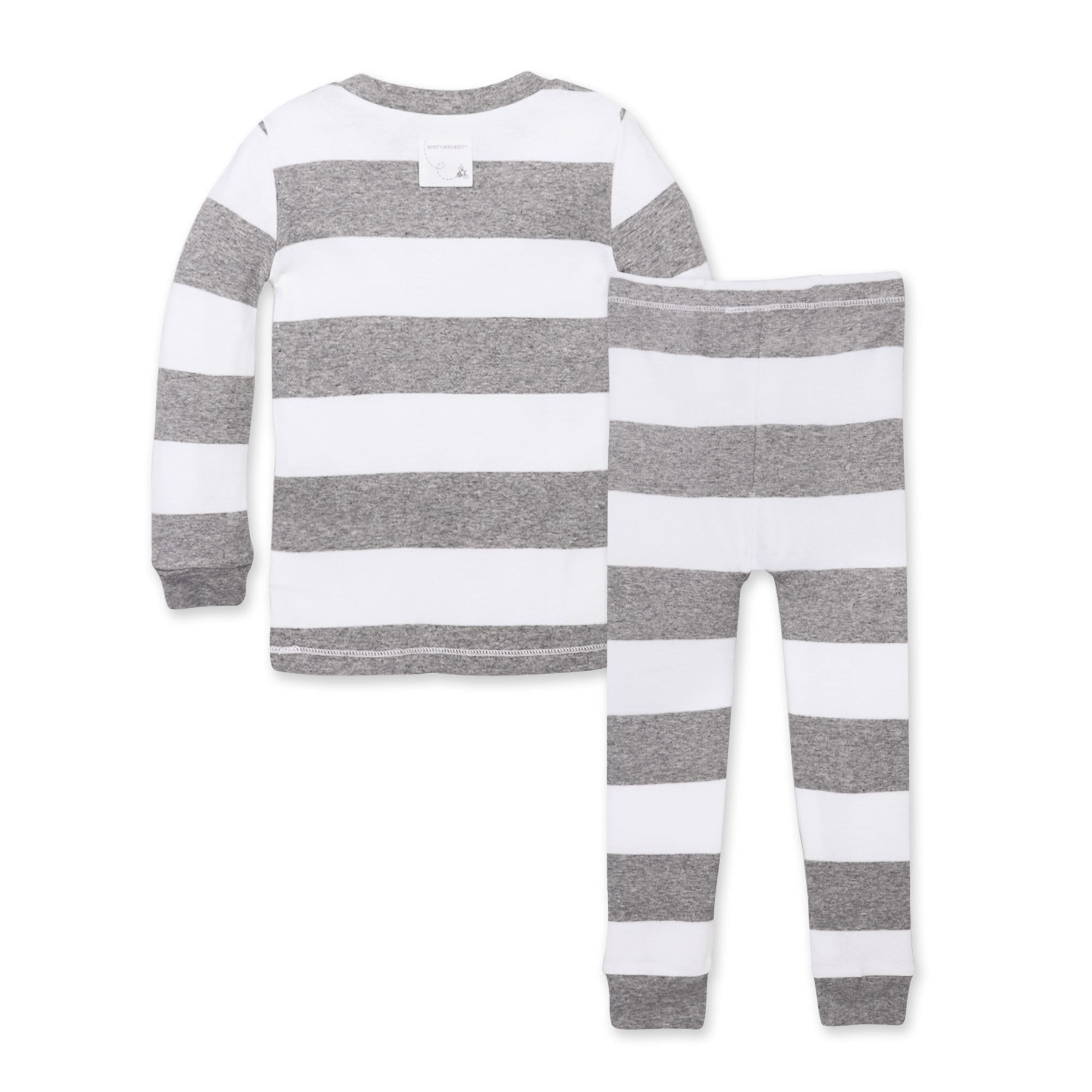 Rugby Stripe Organic Cotton Two Piece Pajamas