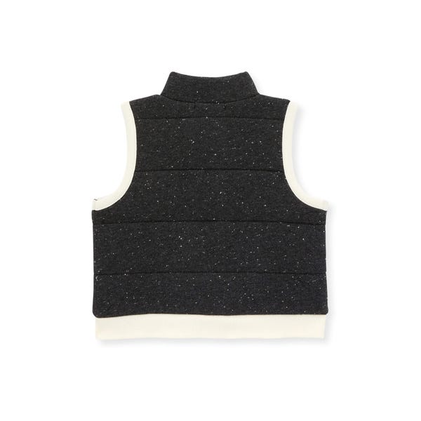 Quilted Vest - Speckled Heather