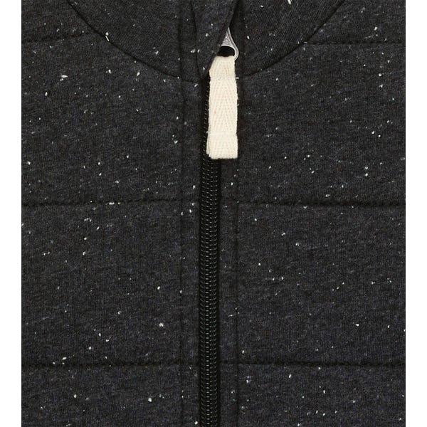 Quilted Vest - Speckled Heather