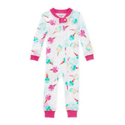 Organic Cotton Footless Sleeper - Cotton Candy Dreams