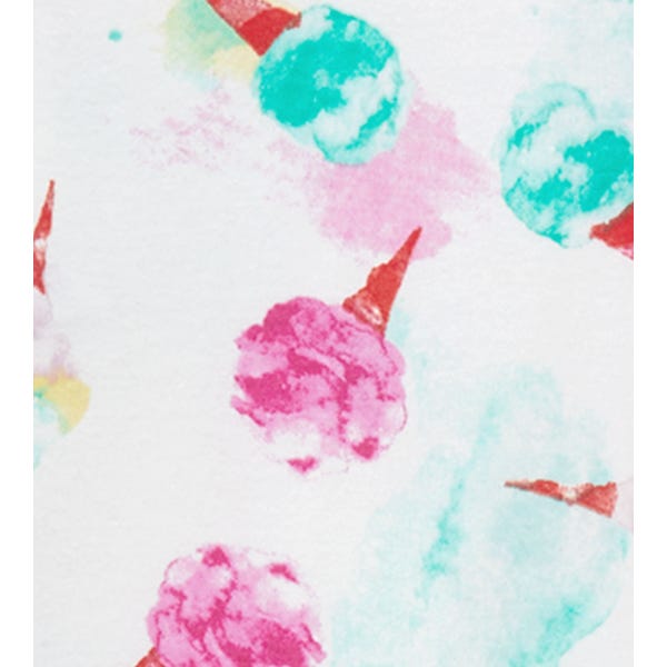 Organic Cotton Footless Sleeper - Cotton Candy Dreams