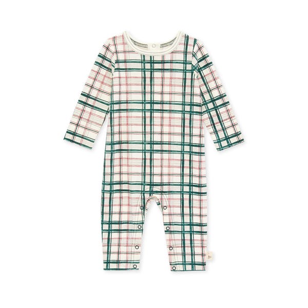 Irish Plaid Organic Cotton Jumpsuit