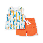 Beach Boards Organic Tank & Short Set