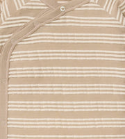 Raised Stripe Jumpsuit - Hummus