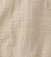 Dotted Muslin Organic Baby Girl Romper - Fossil