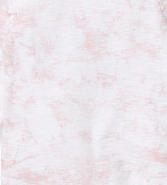 Desert Tie Dye Organic Cotton Bodysuit Set - Sweet Lavender