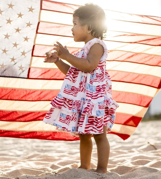 Majestic Flags Organic Dress & Diaper Cover