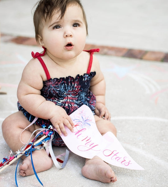 Celebrate America Organic Baby Girl Bodysuit