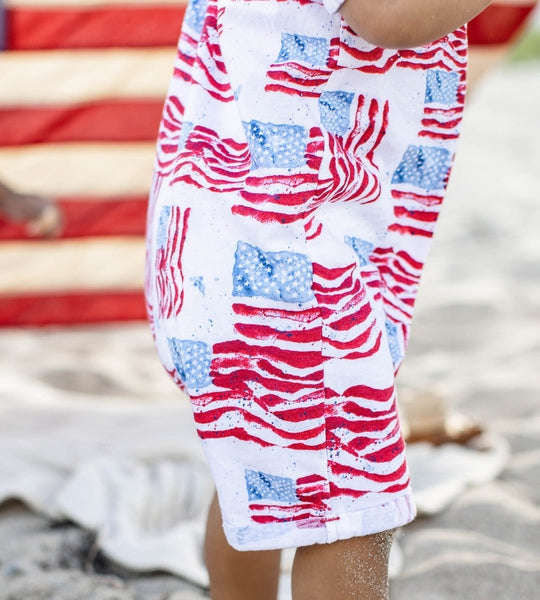 Majestic Flags Organic Cotton Baby Boy Romper