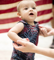 Celebrate America Organic Baby Boy Romper