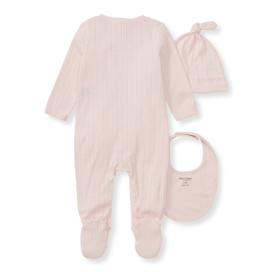 Organic Cotton 3 Piece Set - Ranunculus