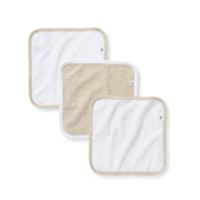 Organic Terry Washcloths 3 Pack - Golden Bee